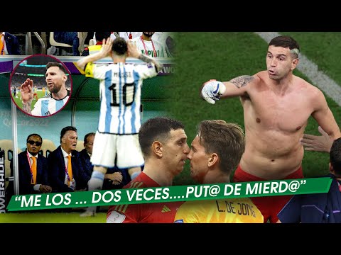 🔥 La RAZÓN por la CUÁL MESSI ENFURECIÓ ante HOLANDA + DIBU MARTÍNEZ picante + MESSI sin un DIENTE