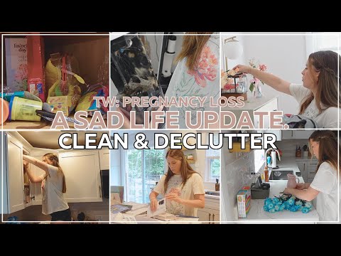 a sad life update / clean declutter & organize 2025 / Extreme Motivation / Realistic!
