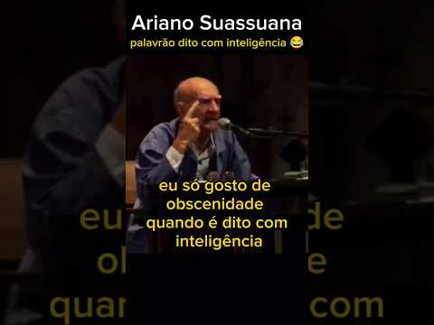 palavrão dito com inteligência 😂 Ariano Suassuna #arianosuassuna #autodacompadecida #dramaturgia
