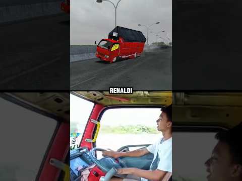 Bussid VS Real Life sam renaldi #sharcut_tm #trukoleng #bussid