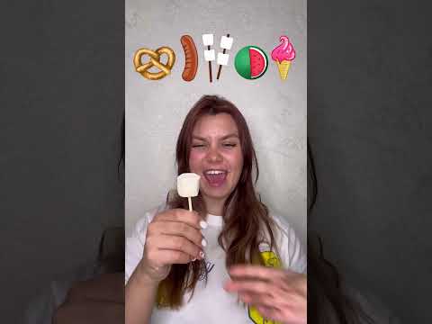 Big or Small challenge 😂 Giant pretzel or pink gummy ice cream? 🧐 #shorts Best video by Hmelkofm