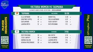 Victoria Women v Tasmania