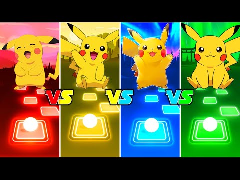 Pikachu vs Pikachu vs Pikachu vs Pikachu - Tiles Hop (Part 2)