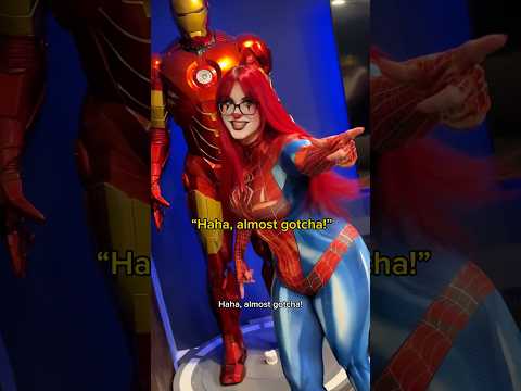 SO CLOSE 🤞 @ColinKBass #spiderman #spiderverse #burgerking #cosplay #fastfoodhouse #marvel