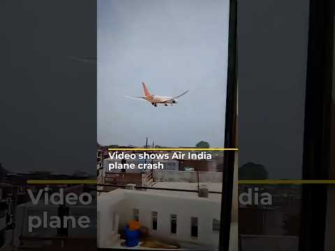 Video shows Air India plane crash | AJ #shorts