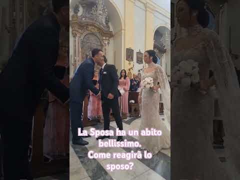 Come reagirà lo sposo quando vede la sua Lei con quell'abito? #wedding #matrimonio #bride #dress