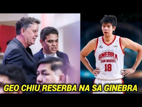Geo Chiu nakareserba na sa Ginebra kapag pwede na itong itrade ng Terrafirma! Magpapahinog muna!