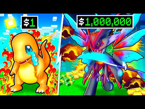 $1 Vs $1,000,000 FUSION POKEMON In Minecraft PIXELMON!