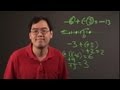 Operations with Negative Numbers