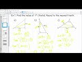Finding Missing Angles in Right Triangle Trigonometry