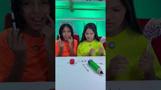 ELA DEU UM PORTA LÁPIS E ACHOU QUE ERA LÁPIS #shorts