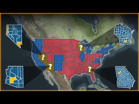 How can just 5 Counties Decide The Next US President?