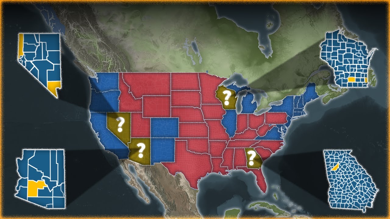 How can just 5 Counties Decide The Next US President
