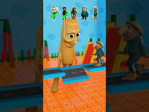 Squid Game Italian Characters vs Lava Challenge – BeamNG.Drive