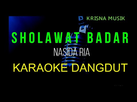 SHOLAWAT BADAR KARAOKE DANGDUT KASIDAH NASIDARIA HD AUDIO