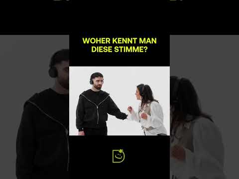Woher kennt man diese Stimme? 🤨🎙️ #shorts