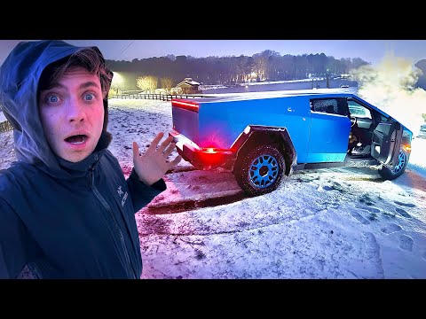 Don’t drive a Tesla Cybertruck in the snow