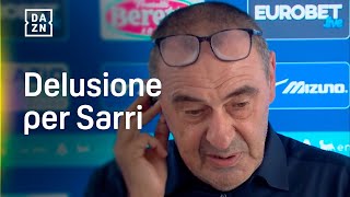 SARRI: "Abbiamo perso per un errore di superficialità. Dispiace per i tifosi" | DAZN