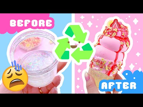 Upcycling Slime! Turn Old Slime Into Something Unique!