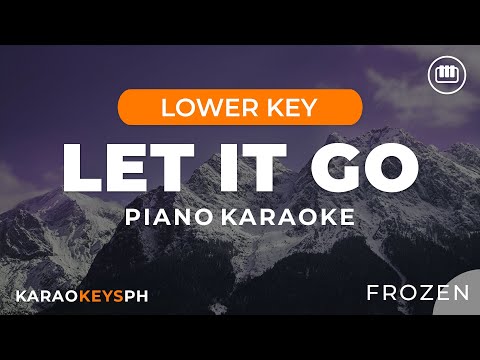 Let It Go – Frozen (Lower Key – Piano Karaoke)