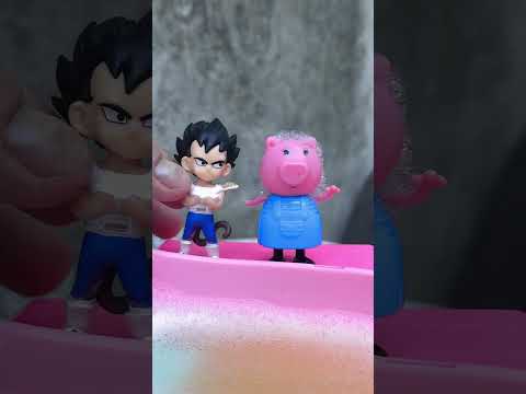 Dinosaur Throws Goku Into the Pool 🦖💦 Vegeta Save Me! Toys ASMR #goku #usa #dinosaur
