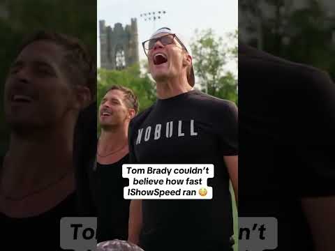IShowSpeed ran a 4.49 in the 40-yard dash 😤 #speed #tombrady #ishowspeed