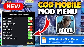 🔥 COD MOBILE MOD MENU UPDATED 2025 ✅ Aimbot, Wallhack & Unlimited CP | Anti-Ban (Android/iOS)