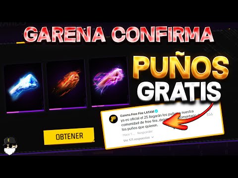 GARENA CONFIRMA PUÑOS GRATIS? PARA TODOS FREE FIRE