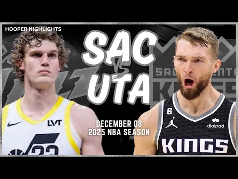 Sacramento Kings vs Utah Jazz Full Game Highlights | Dec 8 | 2025 NBA Season