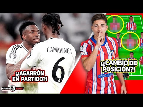 EL REGAÑO de VINI a CAMAVINGA que NADIE VIO😱|Julián pide este CAMBIO DE POSICIÓN🚨| ¡¿Darwin SE VA?!❌