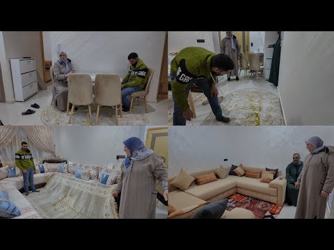 فرشنا زرابي لي ختاريتولنا🤗 و دار تبدلاات بزاااف 💁😍 دخلو تشوفو النتيجة النهائية 🥳❤ مرحبا بيكم🥰