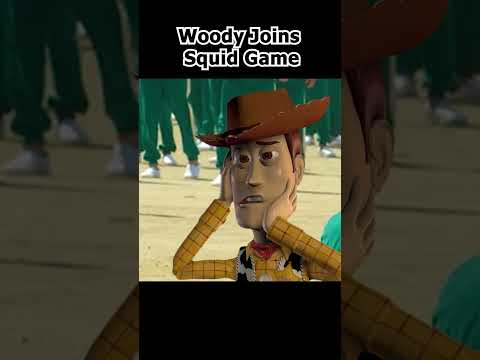 Woody Joins Squid Game #toystory