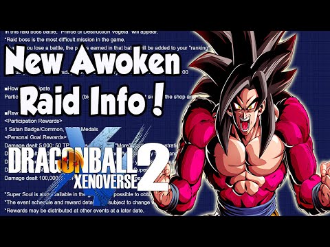 Xenoverse 2 New Awoken Raid Rewards & Details