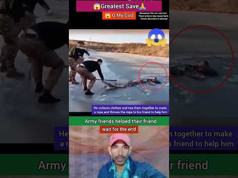 Army friends helped their friend | greatest save | o my god | respect #shorts #ytshorts #god #love