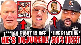 BREAKING! Charles Oliveira vs Rafael Fiziev CANCELLED! Rampage Jackson LIVE REACTION to Raja ARREST!