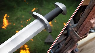 I Made A Viking Sword From A Car Spring