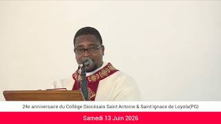 24e anniversaire du Collège Diocésain Saint Antoine & Saint Ignace de Loyola(PG)