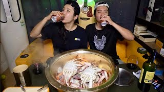 처음 먹어보는 가을 꽃게찜 🦀