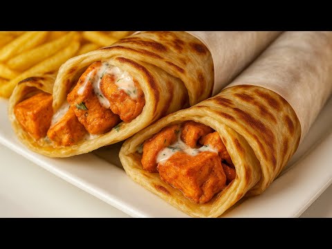 Jinsi Ya Kutengeneza Chicken Tikka Paratha Roll, Dinner Tamu sana
