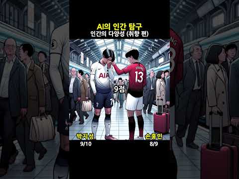 AI는 과연 손흥민 선수가 박지성 선수를 뛰어넘었다고 생각할까?