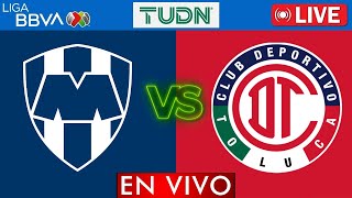 Monterrey vs Toluca EN VIVO | Semifinal Ida Liga MX 2025 | APERTURA 2025 | NARRACIÓN EN VIVO