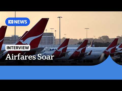 YouTube video thumbnail: Qantas Blames Hike in Airfares on jet Fuel Costs due to Iran war