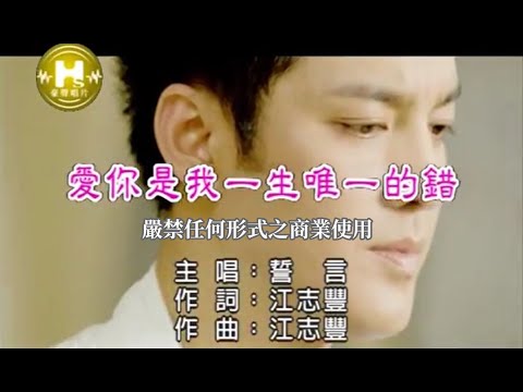 誓言-愛你是我一生唯一的錯(官方KTV版)