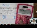 Converting Decimals and Fractions in Rational Numbers