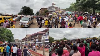 SAD!!! Pragia riders clash with Ghana Police; injures Police