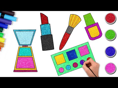 How To Draw Makeup Kit 🎨💄| Fun Easy Drawing & Painting For Kids | Chiki Art | HooplaKidz How To