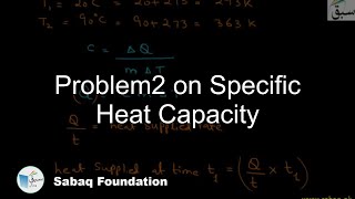 Problem 2 on Specific Heat Capacity