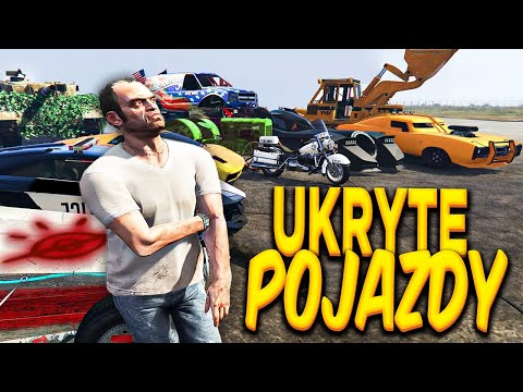 UKRYTE AUTA I POJAZDY w GTA V o KTÓRYCH NIE WIESZ?! 🫢🛹 [3/3]