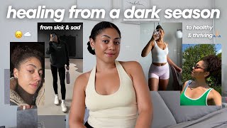 exiting my dark season ❤️‍🩹 mindset shifts that HEALED my mind & body (chronic illness & grief) ☁️