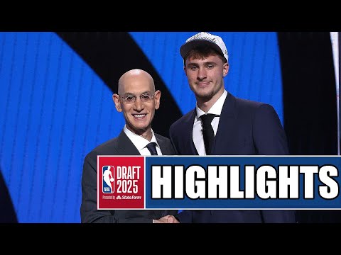 All 30 Picks of The 2025 NBA Draft | 2025 NBA Draft Full Highlights